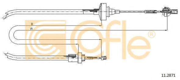 Трос, управління зчепленням COFLE 11.2871