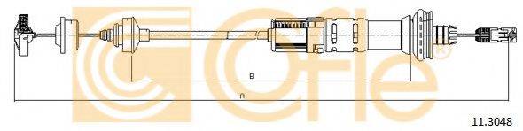 Трос, управління зчепленням COFLE 11.3048