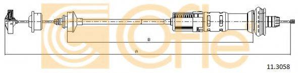 Трос, управління зчепленням COFLE 11.3058