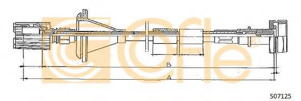 Трос спідометра COFLE S07125