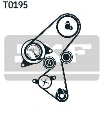 Комплект ременя ГРМ SKF VKMA 03259