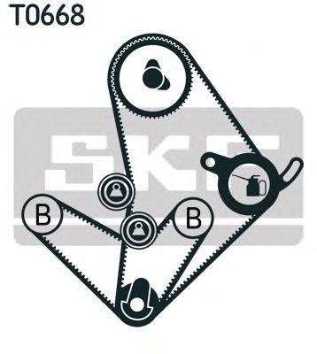 Комплект ременя ГРМ SKF VKMA 95014