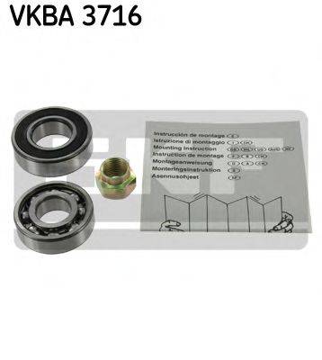 Комплект підшипника ступиці колеса SKF VKBA 3716