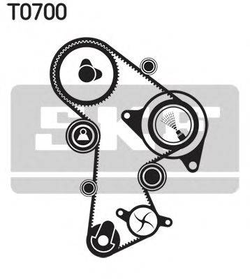 Водяний насос + комплект зубчастого ременя SKF VKMC 01148-2