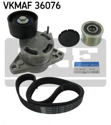 Полікліновий ремінний комплект SKF VKMAF 36076