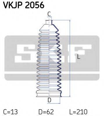 Комплект пильника, рульове управління SKF VKJP 2056