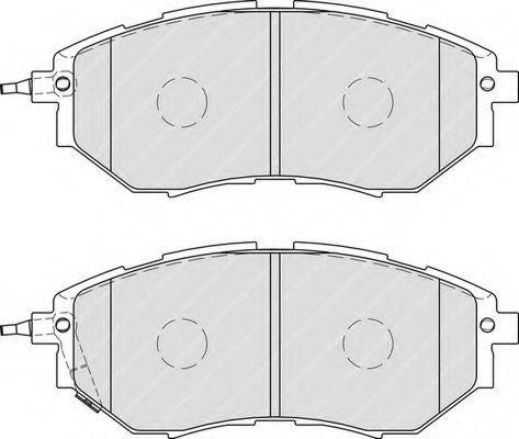 Комплект гальмівних колодок, дискове гальмо FERODO FDB1984