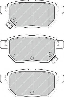 Комплект гальмівних колодок, дискове гальмо FERODO FDB4335
