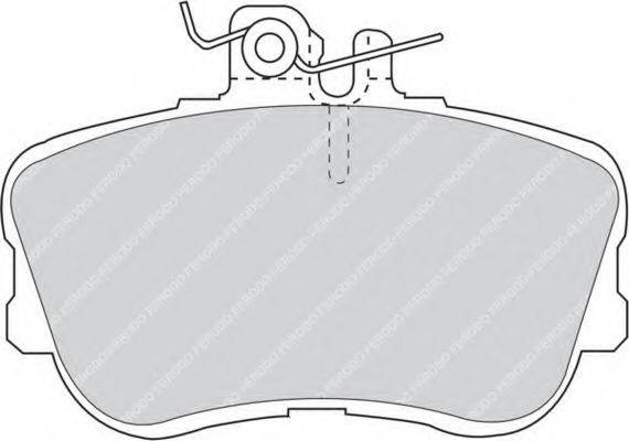 Комплект гальмівних колодок, дискове гальмо FERODO FDB854