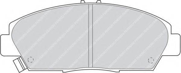 Комплект гальмівних колодок, дискове гальмо FERODO FDB904