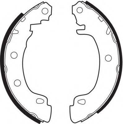 Комплект гальмівних колодок FERODO FSB544