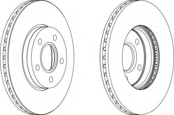 гальмівний диск FERODO DDF1222