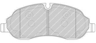 Комплект гальмівних колодок, дискове гальмо FERODO FVR4661