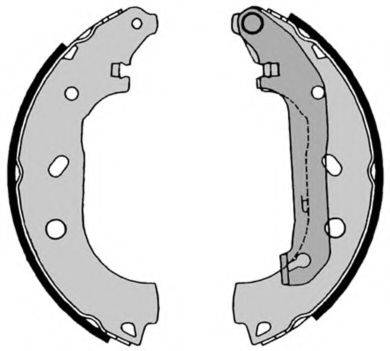 Комплект гальмівних колодок BREMBO S 24 539