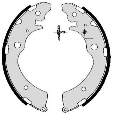 Комплект гальмівних колодок BREMBO S 28 507