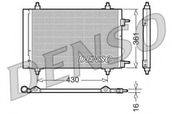 Конденсатор, кондиціонер DENSO DCN07019