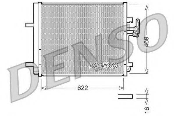 Конденсатор, кондиціонер DENSO DCN10016