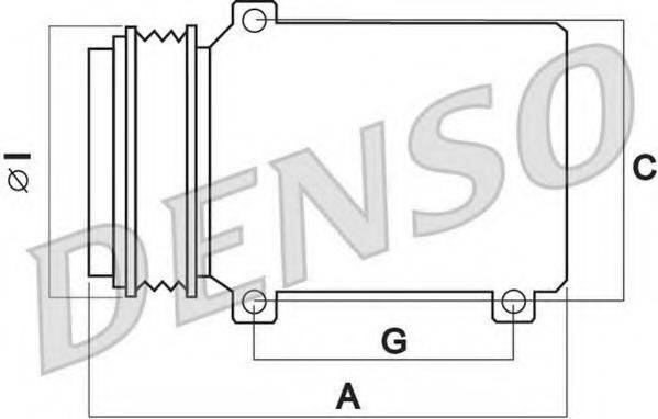 Компресор, кондиціонер DENSO DCP02050