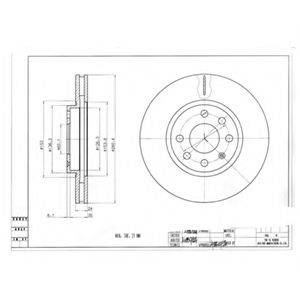 гальмівний диск DELPHI BG3569