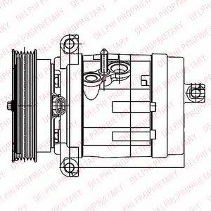 Компресор, кондиціонер DELPHI TSP0155984