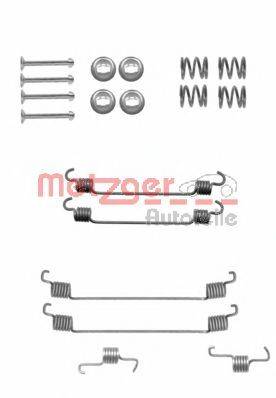 Комплектуючі, гальмівна колодка METZGER 105-0820