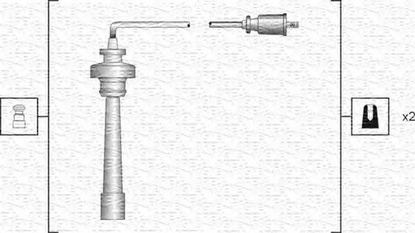 Комплект дротів запалення MAGNETI MARELLI 941318111192