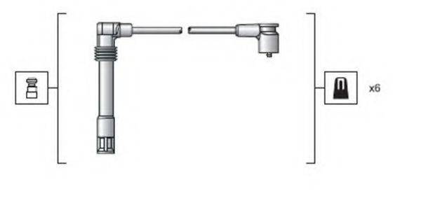 Комплект дротів запалення MAGNETI MARELLI 941318111162