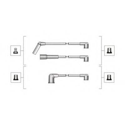 Комплект дротів запалення MAGNETI MARELLI 941319170001